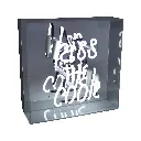 Kiss the Cook Neon-Box, Acryl, Medium