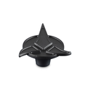 Klingonischer Trefoil Deckelknopf, Edelstahl