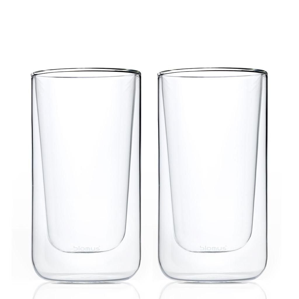 [63655 320ml] Thermo Latte-Macchiato-Gläser Nero - 2er Set