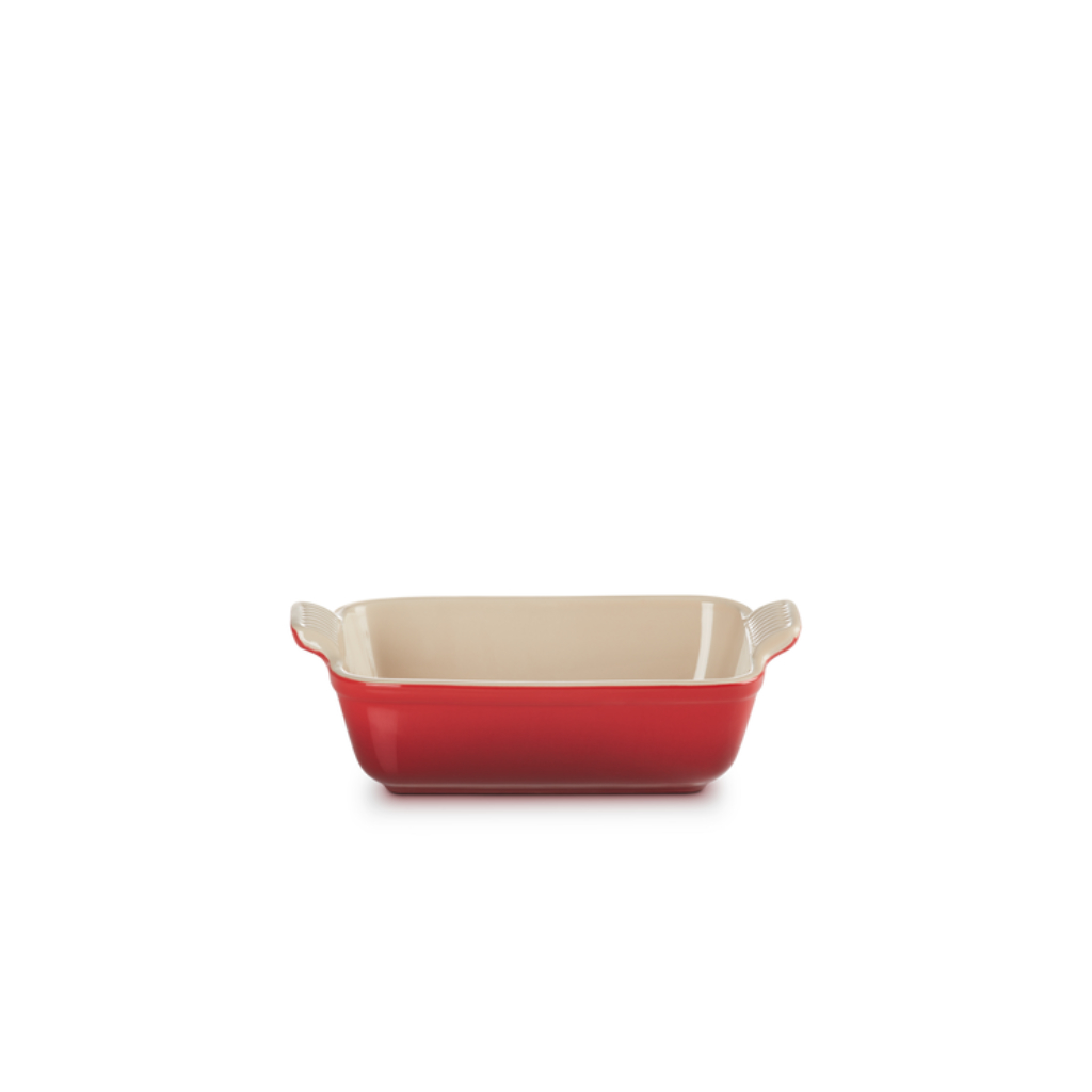 [71102190600001] Auflaufform Tradition - 19 x 14 cm rechteckig (kirschrot)