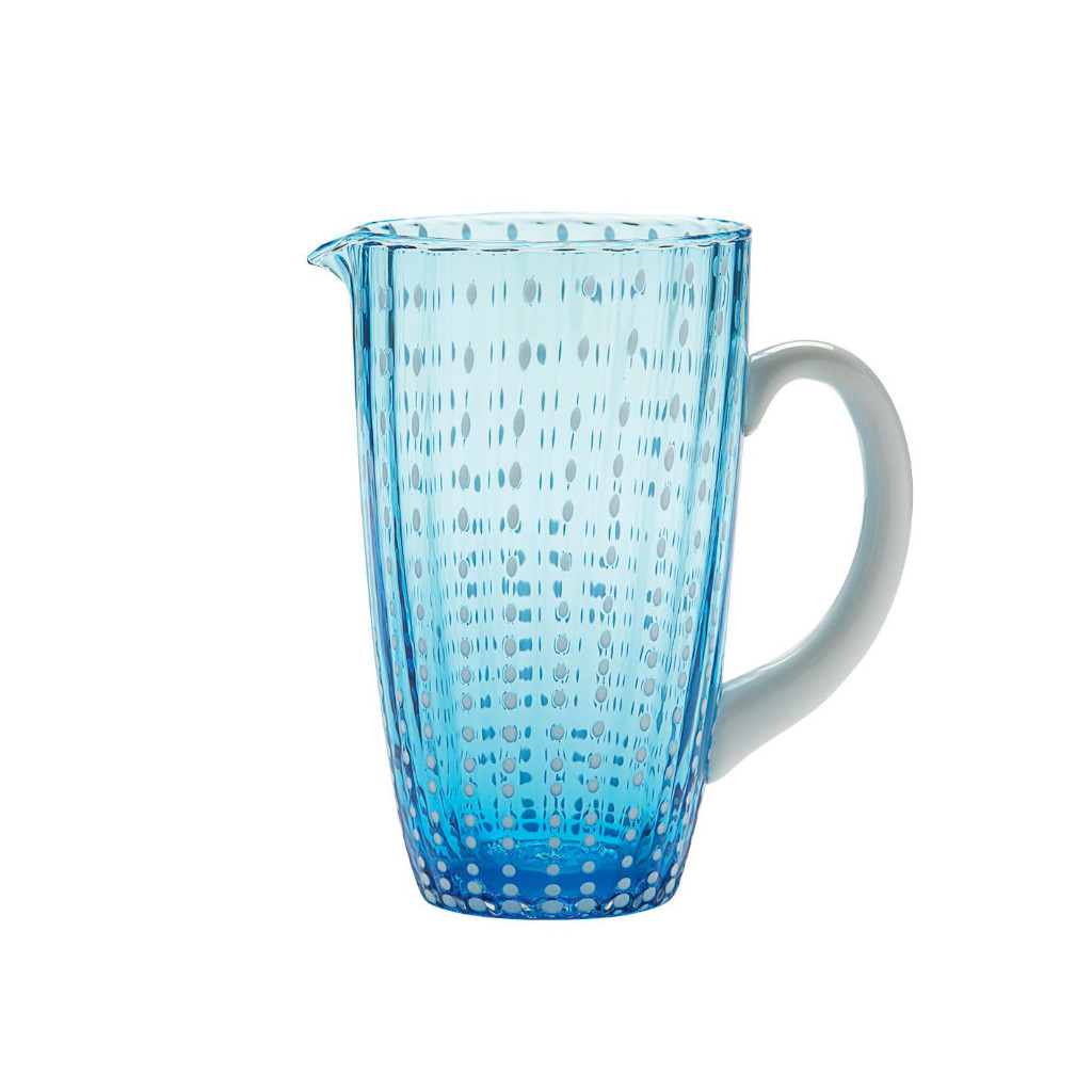 [PR00703] Glaskrug/-karaffe Perle (aquamarine)