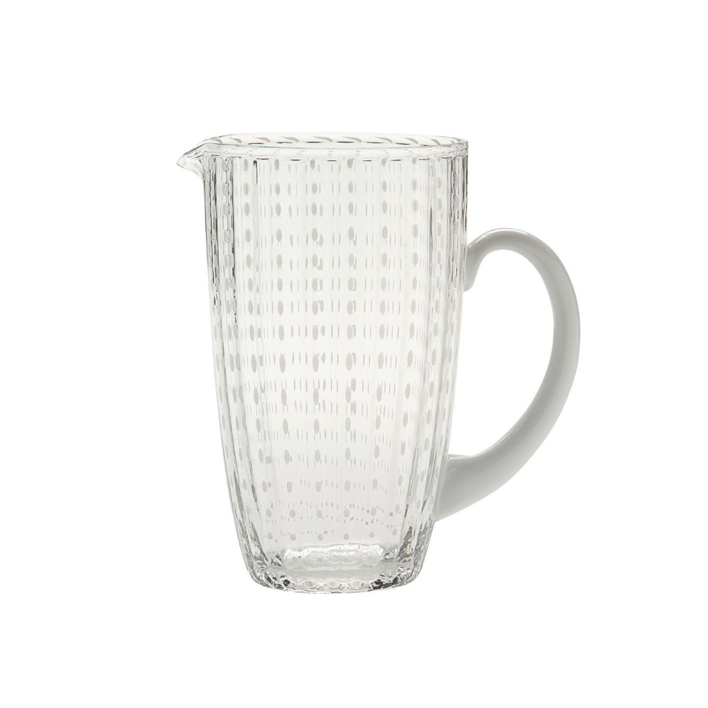 [PR00701] Glaskrug/-karaffe Perle (transparent)