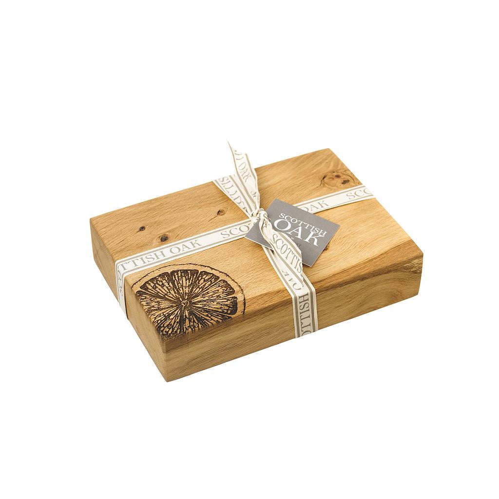 [JS/SO/CB19/C] Schneidebrett Eiche 19cm (Zitrone)