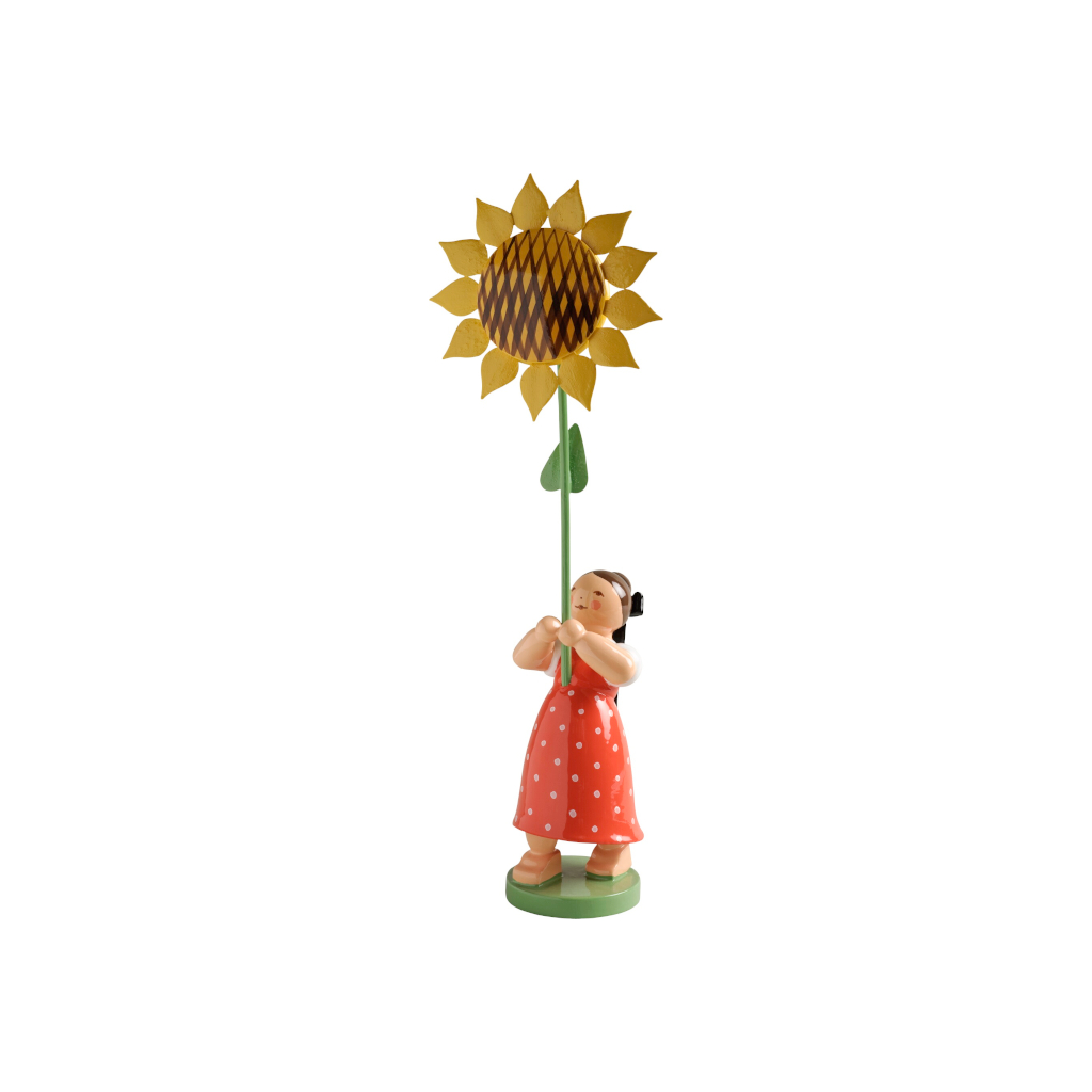 [5248/7] Blumenkinder Sommer (Mädchen mit Sonnenblume)