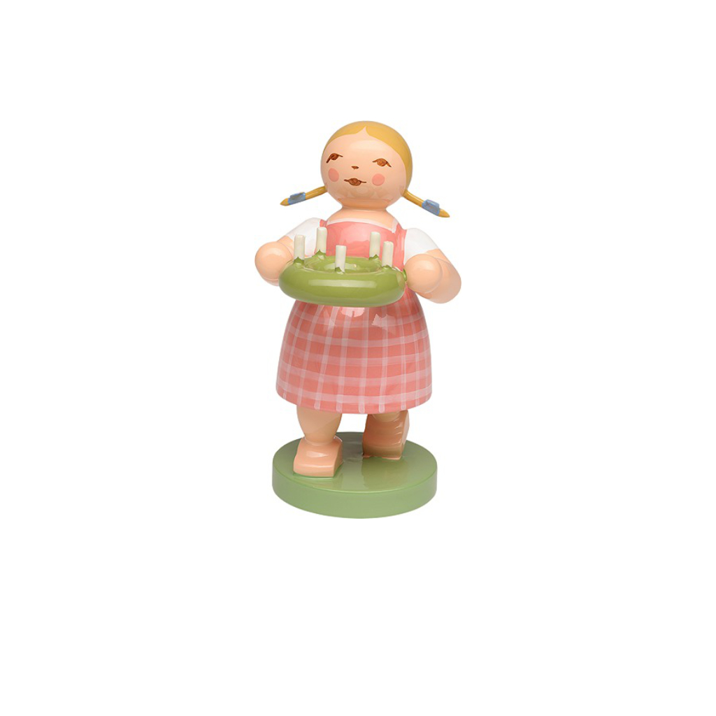 [641/N/5] Geburtstagskinder (Mädchen mit Kranz)