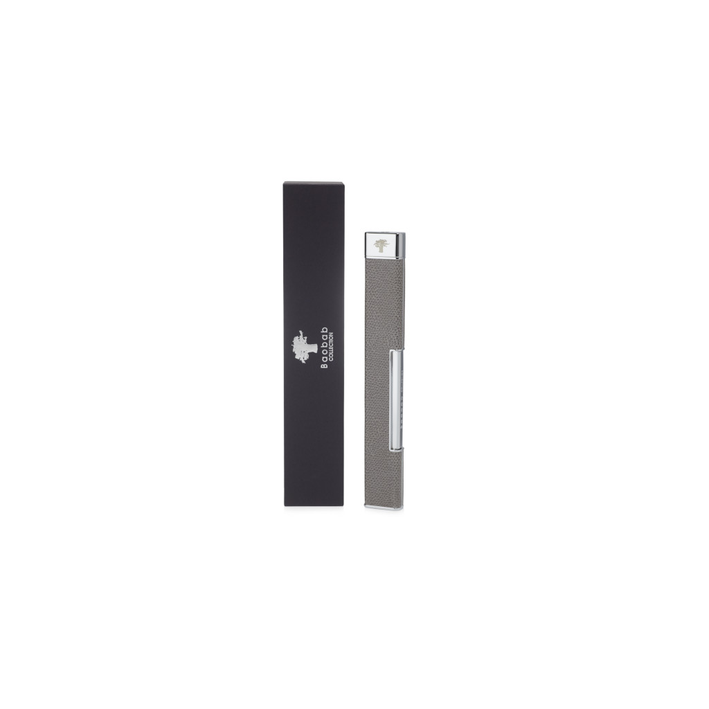 [LIGHTERGG] Feuerzeug Grain - Leder (grau)