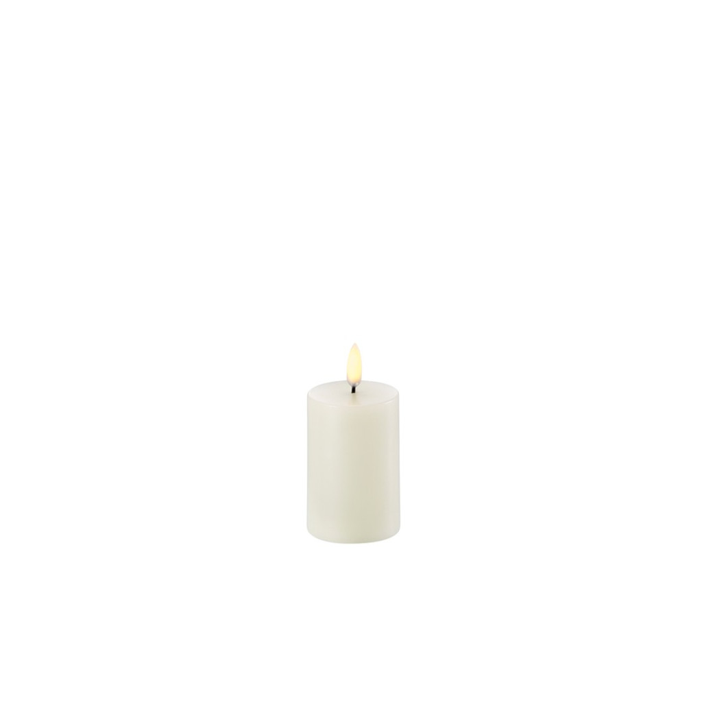 [UL-PI-IV0506] LED Stumpenkerze - Ø 5,8 cm (7,5 cm)