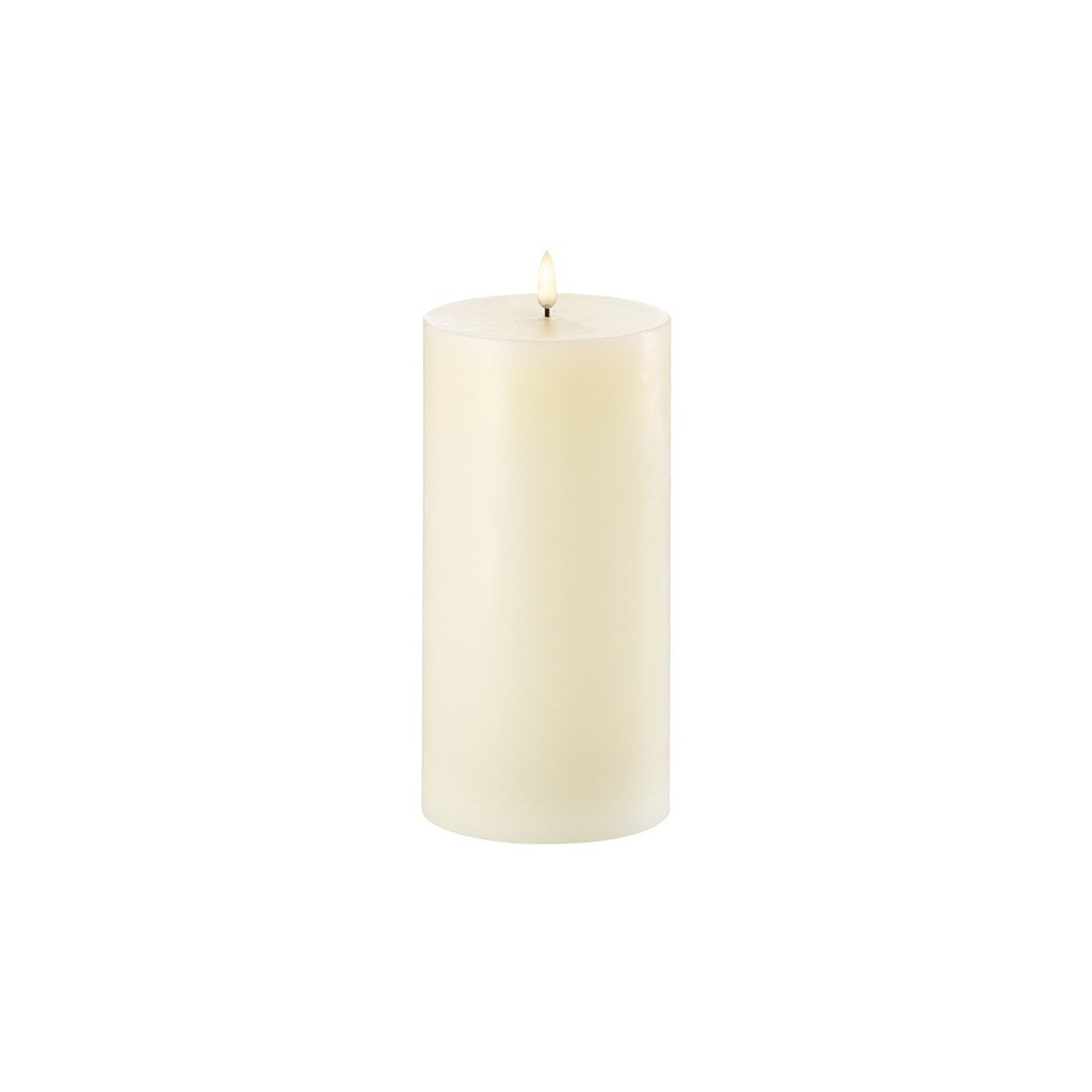 [UL‐PI‐IV-C10125] LED Stumpenkerze - Ø 10,1 cm (25 cm)
