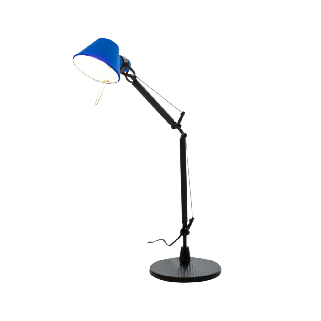 [AS01183001] Tolomeo Micro Bicolor Tischleuchte, Schwarz/Blau