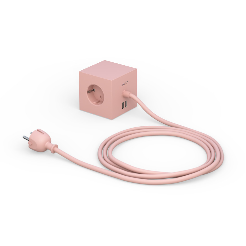 Steckdose Square 1 - mit USB A