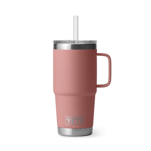 Reisebecher Rambler 25 OZ - mit Trinkhalmdeckel (710 ml)