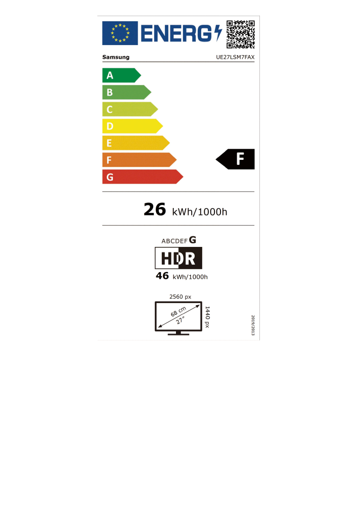 [UE27LSM7FAXXXE] The Moving Style UE27LSM7FAXXXE tragbarer Smart TV 27", QHD, Touchscreen