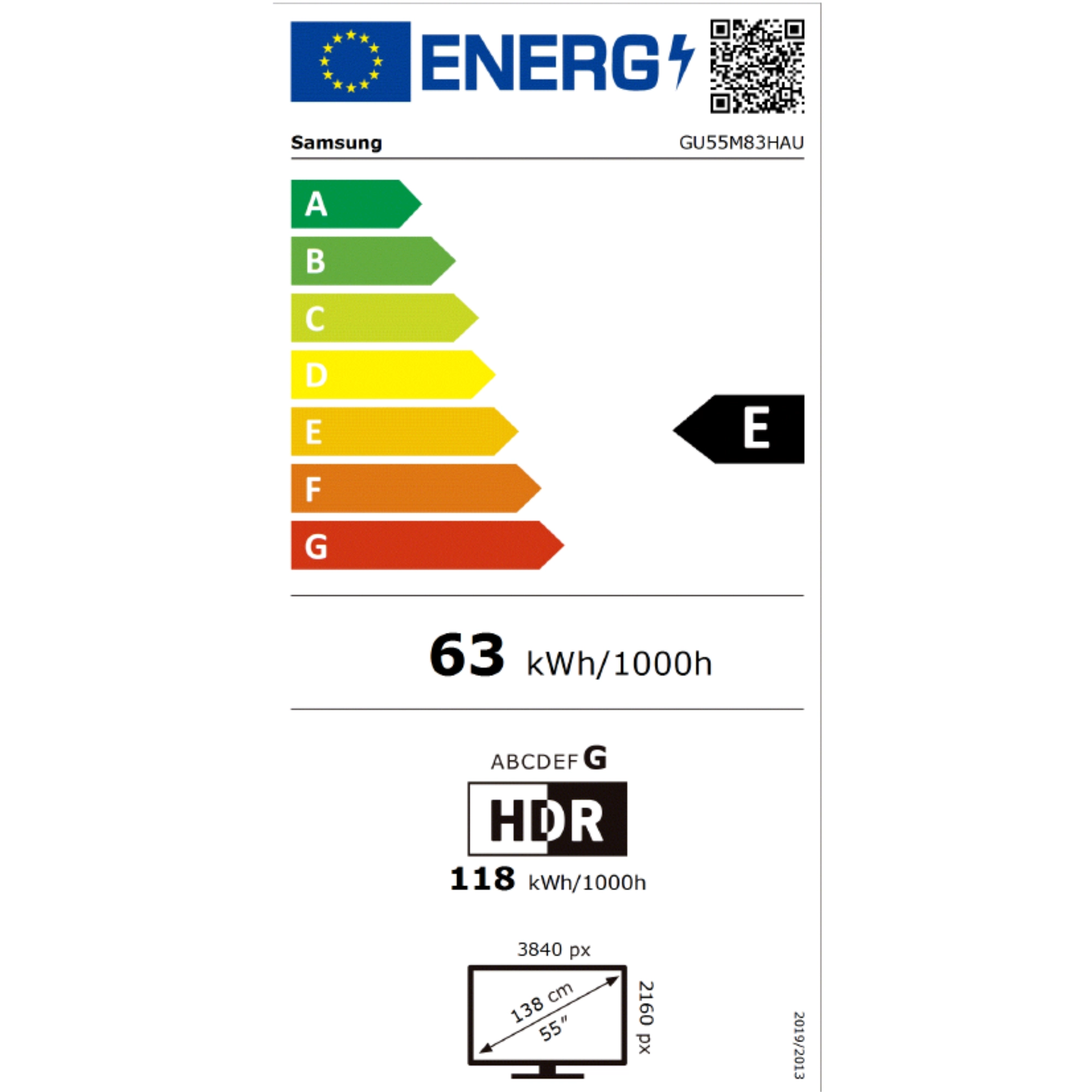[GU55M83HAUXZG] GU55M83HAU, Mini LED, 55 Zoll